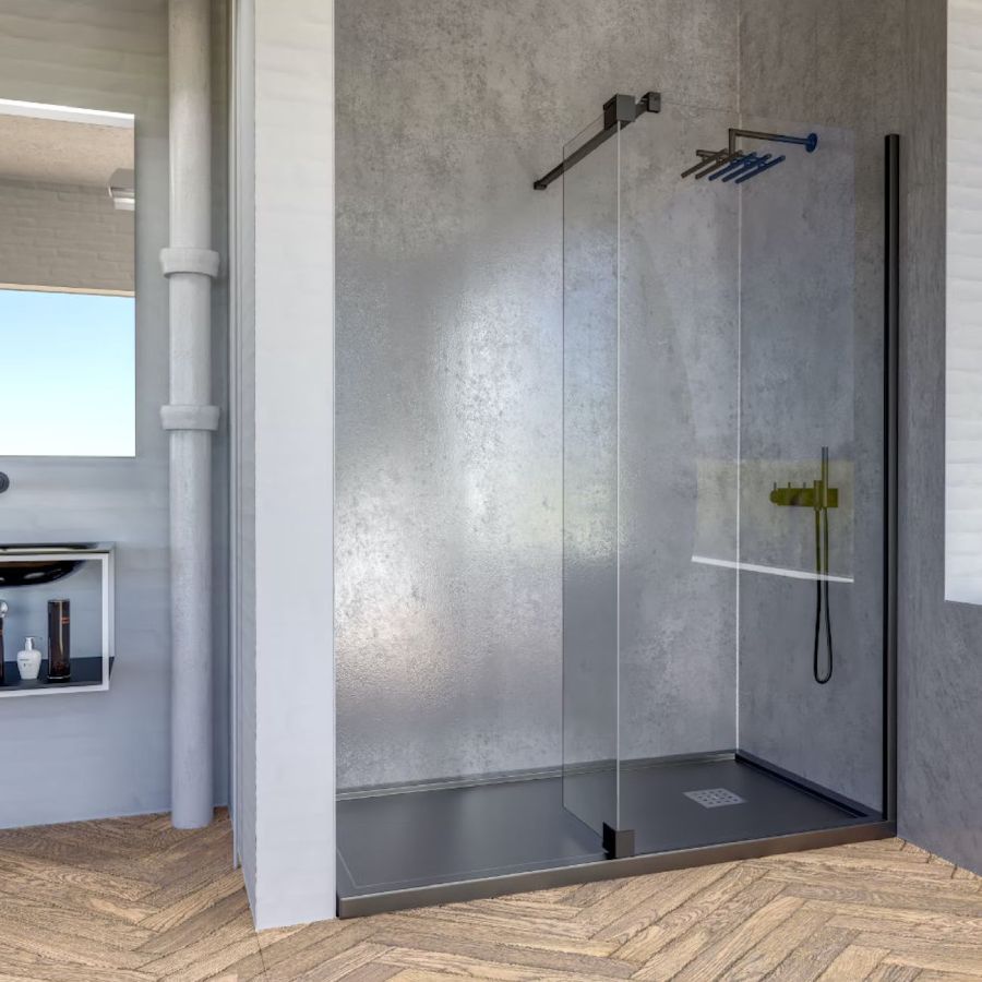 Mampara de ducha pequeña